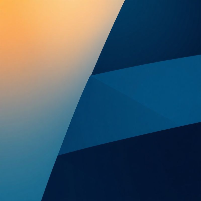 Vizualizare abstractă a straturilor de risc, plane geometrice indigo
